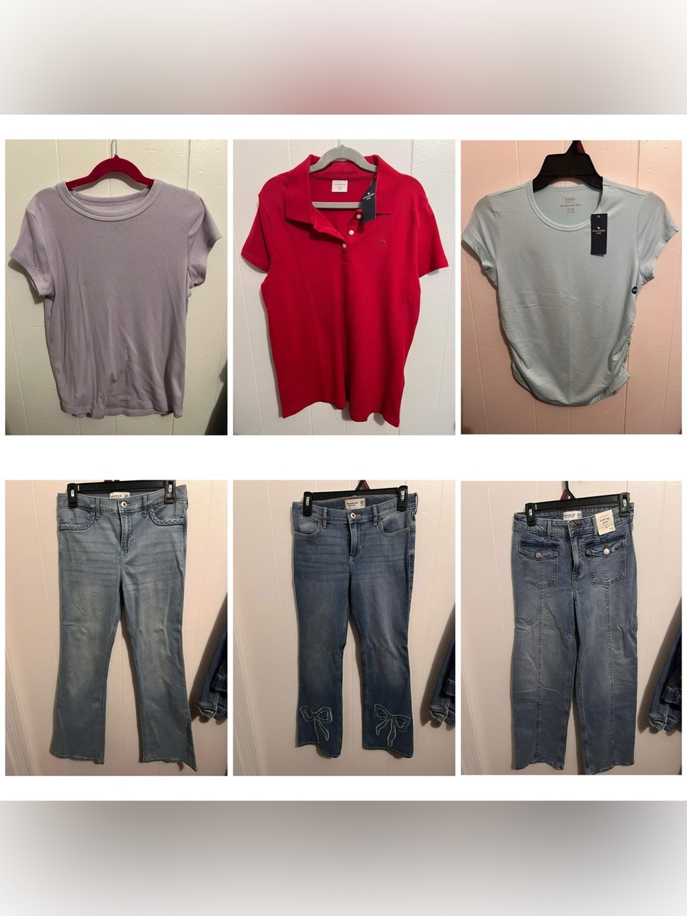 Mixed Casual Tops & Jeans Bundle Girls Abercrombie 15/16